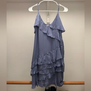 Blue flowy dress